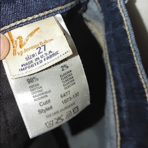 Wide leg flare jeans, size 27. - Picture 2 of 2